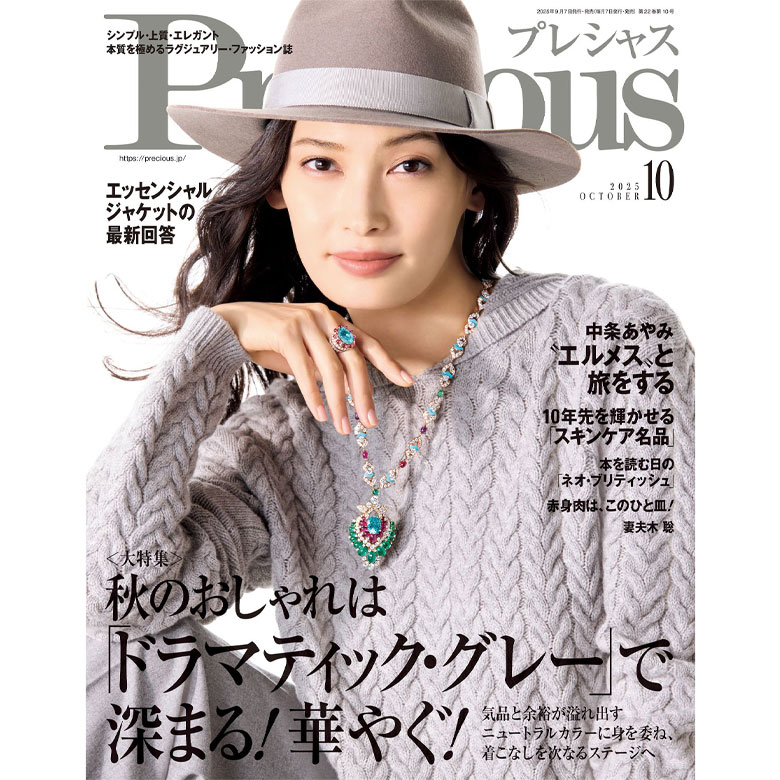 Precious10月号掲載Lorena Antniazzi