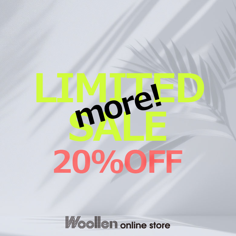 LIMITED MORE 20％オフクーポンプレゼント